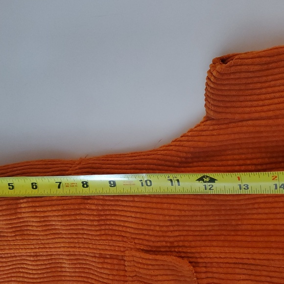 Wide Leg Corduroy Pants in Orange - Picture 14 of 14